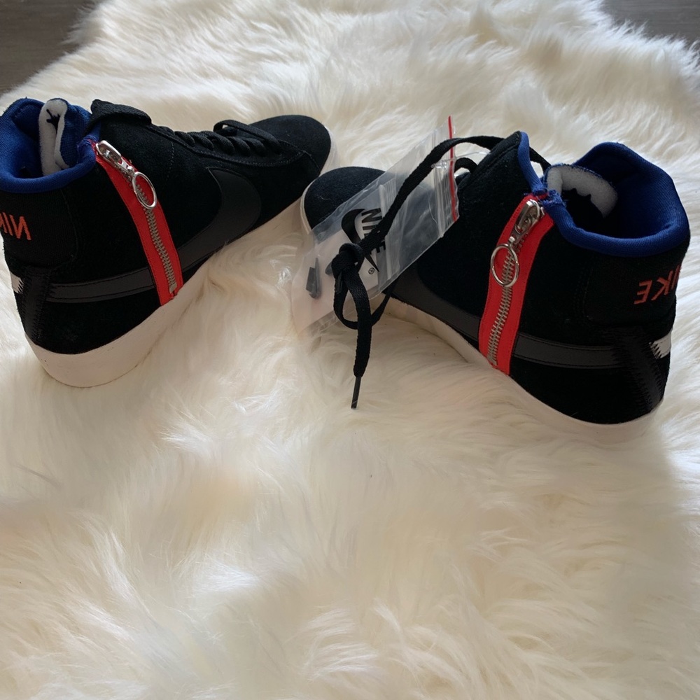 Nike Blazer Mid rebel women’s Black white casual - Picture 5 of 6